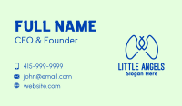 Blue Lungs Clinic Business Card Image Preview