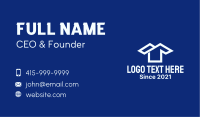 White Shirt Laundry House Business Card Image Preview