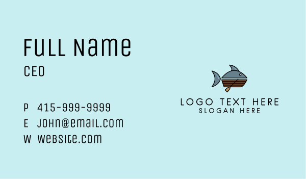 Tuna Fishing Boat Business Card Design Image Preview