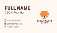 Dog Puzzle Piece  Business Card Image Preview