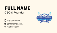 Cleaning Pressure Wash Business Card Design