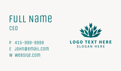 Lotus Flower Botanical Business Card Image Preview