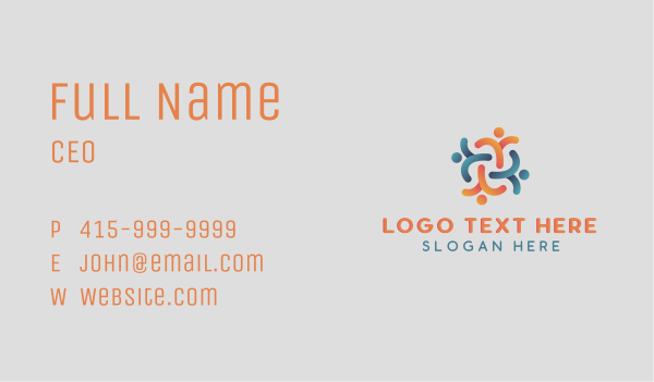People Group Foundation Business Card Design Image Preview