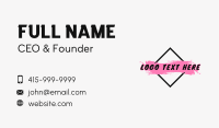 Graffiti Apparel Wordmark Business Card Image Preview