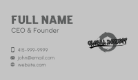 Urban Brush Wordmark Business Card Image Preview