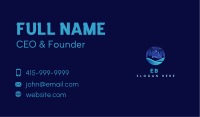 Night Surf Beach Business Card Image Preview