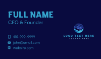 Night Surf Beach Business Card Preview