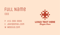 Community Spa Emblem  Business Card Image Preview