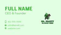 Chameleon Painter Mascot Business Card Image Preview