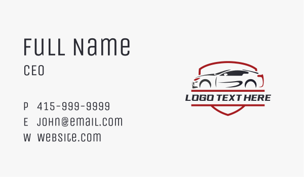 Automobile Car Racing Business Card Design Image Preview