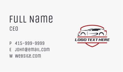 Automobile Car Racing Business Card Image Preview