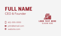 Housing Property Roofing Business Card Design