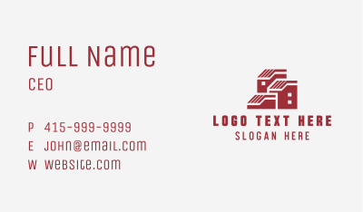 Housing Property Roofing Business Card Image Preview