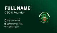Irish Clover Leprechaun Business Card Preview