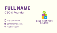 Preschool Toy Blocks Business Card Image Preview