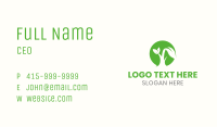 Green Eco Sprout Business Card Image Preview