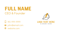 Thunder Baseball Cap Business Card Preview