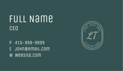 Elegant Premium Letter Business Card Image Preview