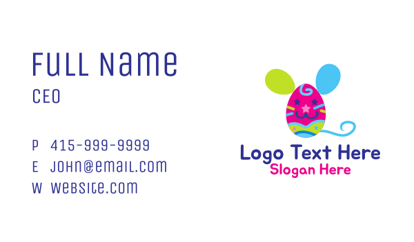 Mouse Egg Kids Business Card Design Image Preview