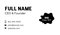 Scary Graffiti Ink Business Card Image Preview