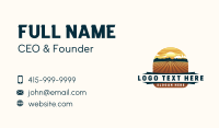 Farm Agriculture Field Business Card Design