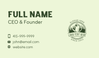 Gardening Grass Watering Can Business Card Preview