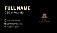 Premium Pyramid Consultant Business Card Design
