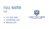 Football Flag Shield Business Card Image Preview