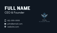 Christian Halo Wing Business Card Design