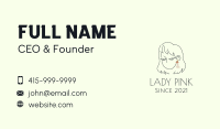 Glam Lady Style Earring  Business Card Image Preview