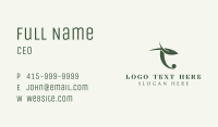 Leaf Nature Wellness Business Card Image Preview