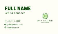 Green Lotus Wellness Business Card Preview