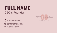 Signature Beauty Wordmark Business Card Image Preview