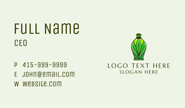 Organic Fragrance Perfume  Business Card Design Image Preview