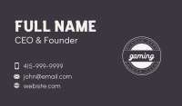 White Vintage Craft Business  Business Card Image Preview