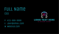 Audio Music Headphones Business Card Image Preview