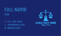 Justice Scale Tech  Business Card Image Preview