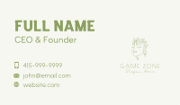 Eco Woman Face Business Card Image Preview