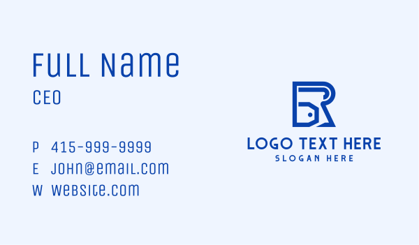 Red Letter R Sale  Business Card Design Image Preview