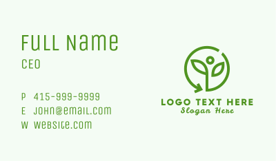 Healthy Vegetarian Diet Business Card Image Preview