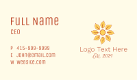 Leaf Flower Pattern Business Card Image Preview