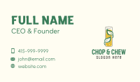 Organic Beverage Tea  Business Card Image Preview