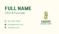 Organic Beverage Tea  Business Card Image Preview