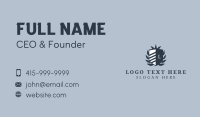 Shield Crown Wreath Business Card Preview