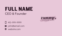 Beauty Style Wordmark Business Card Image Preview