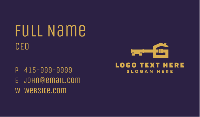 Golden Key Realty Business Card Image Preview