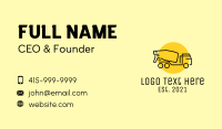 Concrete Mixer Truck Business Card Image Preview
