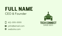 Green Military Tank  Business Card Image Preview