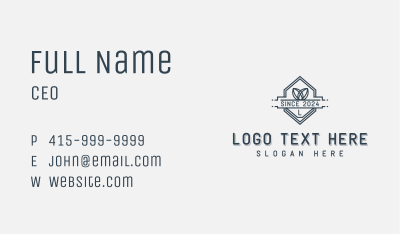 Boutique Artisanal Brand Business Card Image Preview