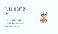 Summer Beach Flamingo Business Card Image Preview